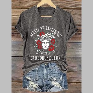 Women's Nolite Te Bastardes Carborundorum Printed T-Shirt 2 Womens Nolite Te Bastardes Carborundorum Printed T Shirt 3