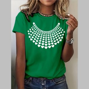 Women’s RBG Necklace Print T-Shirt