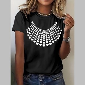 Women’s RBG Necklace Print T-Shirt