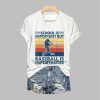 Women’s School Is Important But Baseball Is Importanter Printed Short-Sleeved T-Shirt