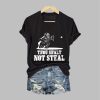 Women’s Thou Shalt Not Steal Printed Short-Sleeved T-Shirt