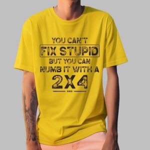 You Can’t Fix Stupid But You Can Numb It With A 2X4 Shirt