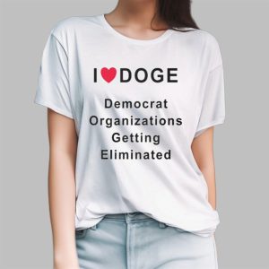 I LOVE DOGE Democrat Organizations Getting Eliminated Shirt 3