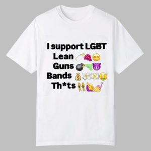 I Support Lgbt Lean Guns Bands Shirt