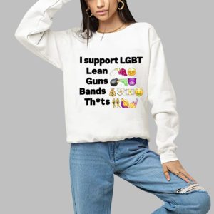 I Support Lgbt Lean Guns Bands Shirt 3