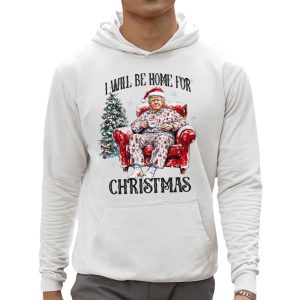 I Will Be Home For Christmas Trump Shirt 3