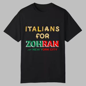 Italians For Zohran For New York City Shirt