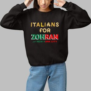 Italians For Zohran For New York City Shirt 3