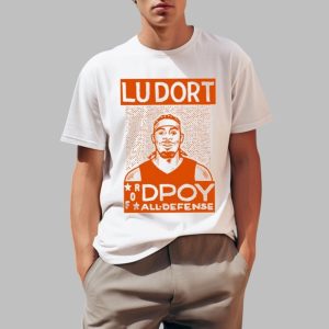 Jalen Williams Wearing Lu Dort For Dpoy All Defense Shirt