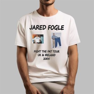 Jared Fogle Fight The Fat Tour Uk & Ireland 2005 Shirt