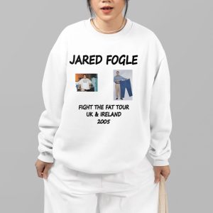 Jared Fogle Fight The Fat Tour Uk Ireland 2005 Shirt 3