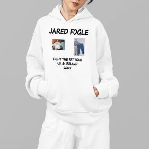 Jared Fogle Fight The Fat Tour Uk Ireland 2005 Shirt 4