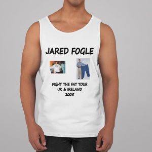 Jared Fogle Fight The Fat Tour Uk Ireland 2005 Shirt 5