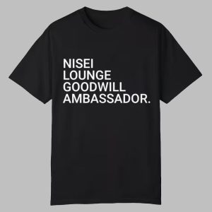 Jason Kelce Nisei Lounge Goodwill Ambassador Shirt