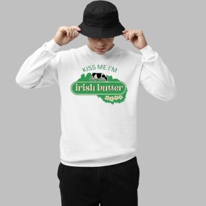 Jen Razavi Kiss Me Im Irish Butter Cow Shirt 3