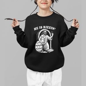 Jesus Bunny He Is Rizzin Easter Shirt 3