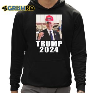 Joe Biden Wearing Trump Hat Shirt