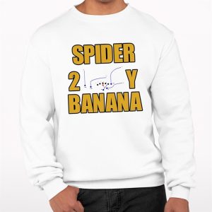 Jon Gruden Wearing Spider 2Y Banana Shirt