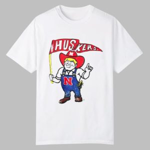 Jordyn Frahm Nebraska Huskers Mascot Flag Shirt