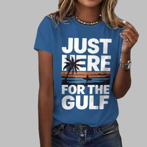Just Here For The Gulf Print T-Shirt