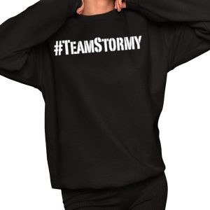Kathy Griffin Wearing #Teamstormy Shirt