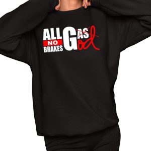 Keith Battle Wearing All Gas God No Brakes Shirt