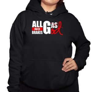 Keith Battle Wearing All Gas God No Brakes Shirt 3