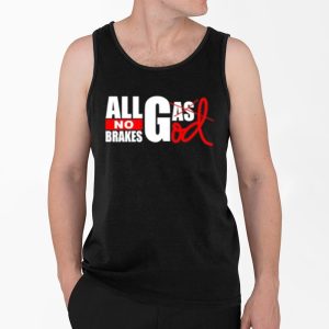 Keith Battle Wearing All Gas God No Brakes Shirt 4