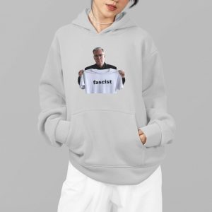 Keith Olbermann Holding Up Fascist Shirt 2 Keith Olbermann Holding Up Fascist Shirt 3