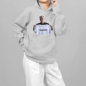 Keith Olbermann Holding Up Fascist Shirt 3 Keith Olbermann Holding Up Fascist Shirt 4