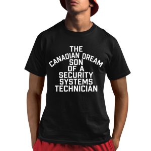 Kevin Owens Wearing The Canadian Dream Son Of A Security Systems Technician Shirt