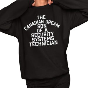 Kevin Owens Wearing The Canadian Dream Son Of A Security Systems Technician Shirt