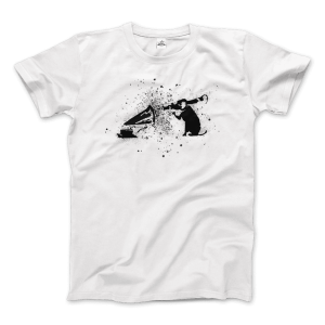 Banksy Rocket Dog (His Master’s Voice) Street Art T-Shirt