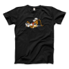 Calvin and Hobbes Laughing on the Floor T-Shirt