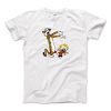 Calvin and Hobbes Playing Zombies Tee