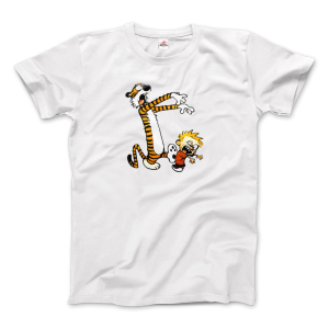 Calvin and Hobbes Playing Zombies Tee