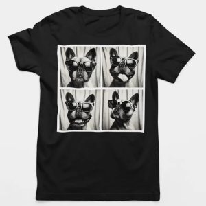 Cool Frenchie Photo Booth Tee