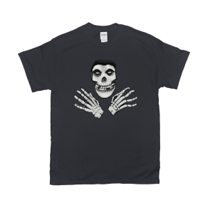 Crimson Ghost Black and White Classic Horror Tee
