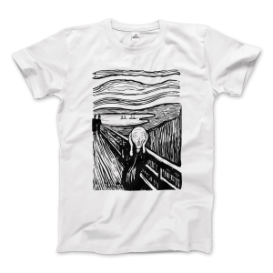 Edvard Munch – The Scream – Sketch Artwork T-Shirt