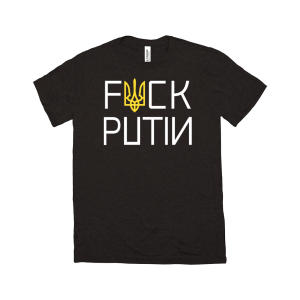 Fuck Putin Tryzub Tri-Blend Unisex Tees