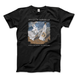 Joaquin Sorolla – Strolling along the Seashore, 1909 Artwork T-Shirt