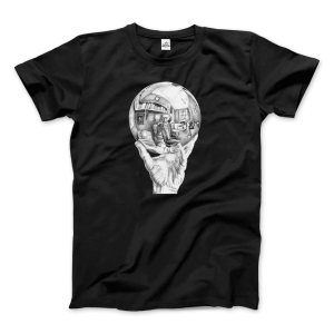 M.C. Escher Hand with Reflective Globe Tee