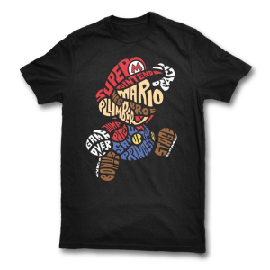Mario Typography Tee