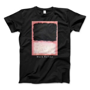 Mark Rothko – Untitled, Pink, Black and White Art T-Shirt