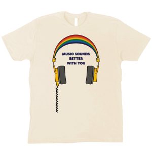 Music Sounds Better With You Men’s T-Shirt