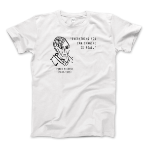Picasso Self-Portrait T-Shirt – ‘Everything You Can Imagine Is Real’