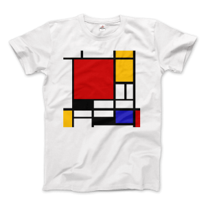 Piet Mondrian – Composition with Red, Yellow, and Blue – 1942 Artwork T-Shirt