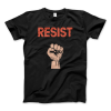 Resist – Raised Fist with Distressed Design T-Shirt
