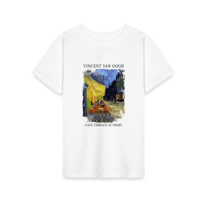 Vincent Van Gogh – Cafe Terrace at Night, 1888 Artwork T-Shirt