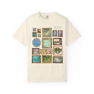 Floral Claude Monet Tee Shirt Gallery Wall Vibe